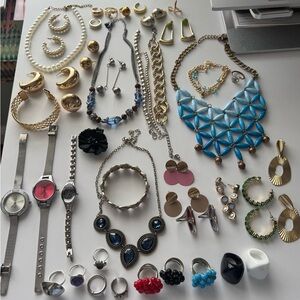 Large Jewelry Lot – 45 Pieces